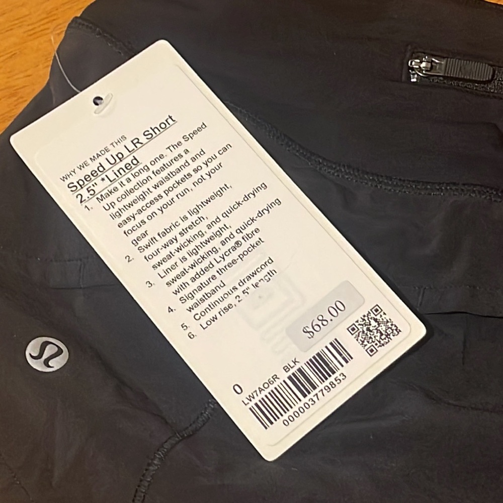 Lululemon Speed Up LR Short 2.5” *Lined - Picture 3 of 3